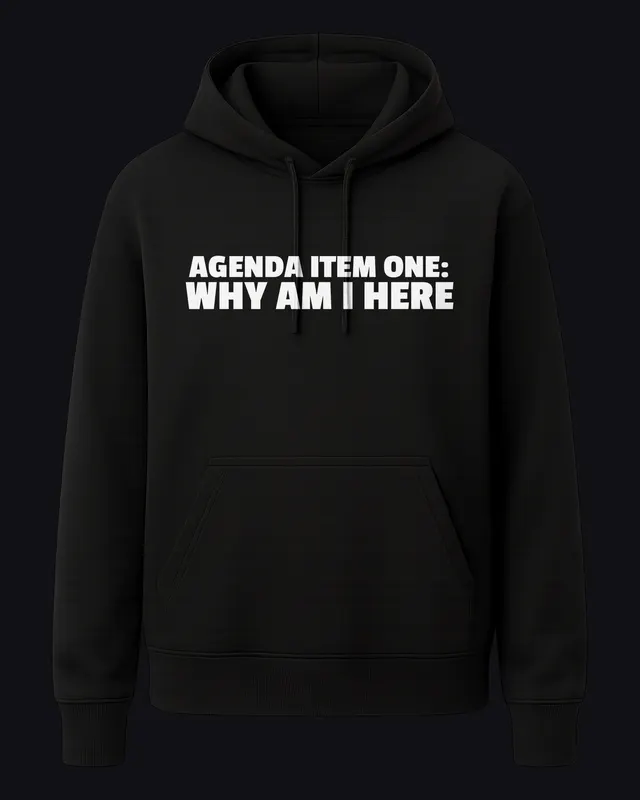 black hoodie