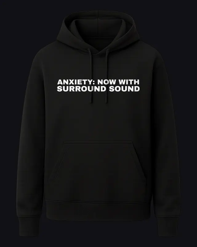 black hoodie