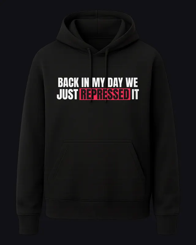 black hoodie