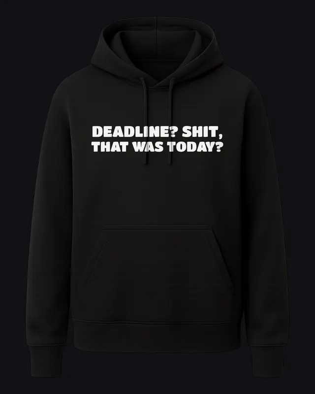 black hoodie