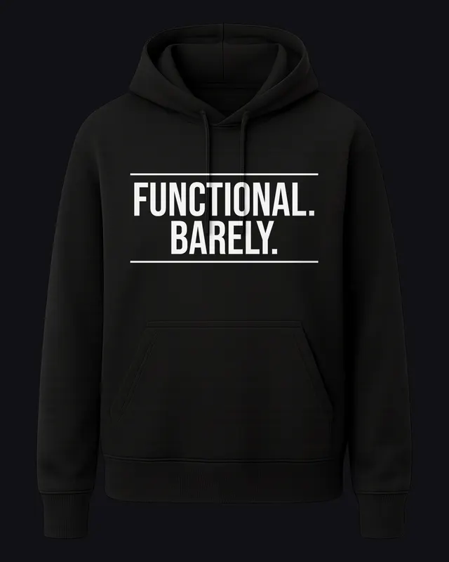 black hoodie