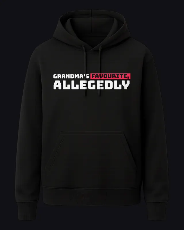 black hoodie