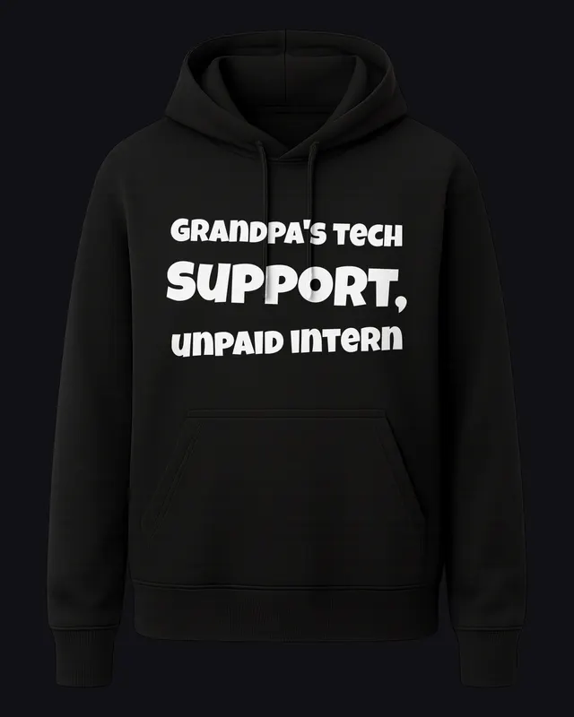 black hoodie