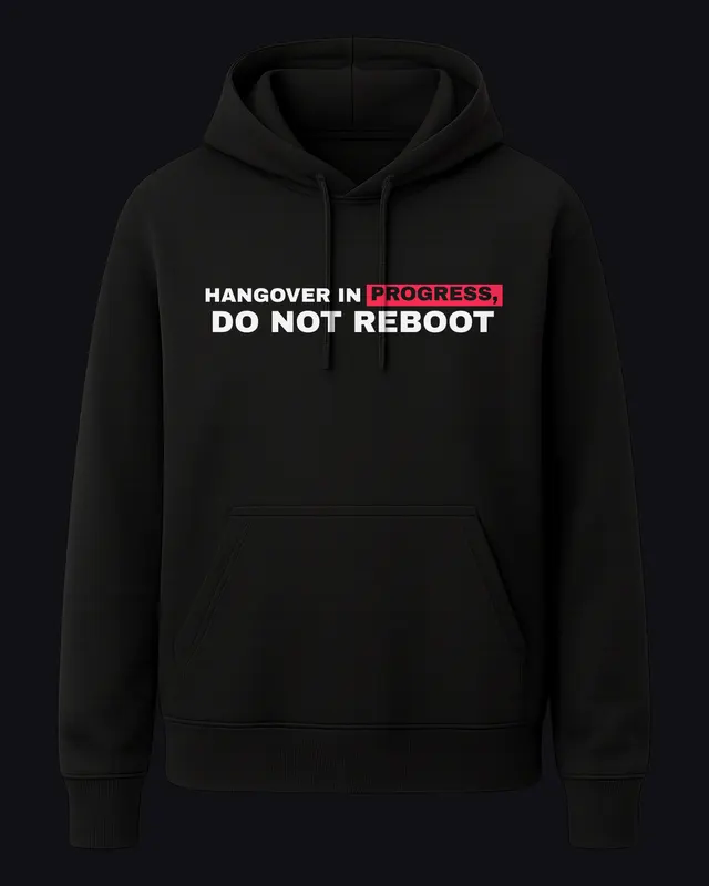 black hoodie