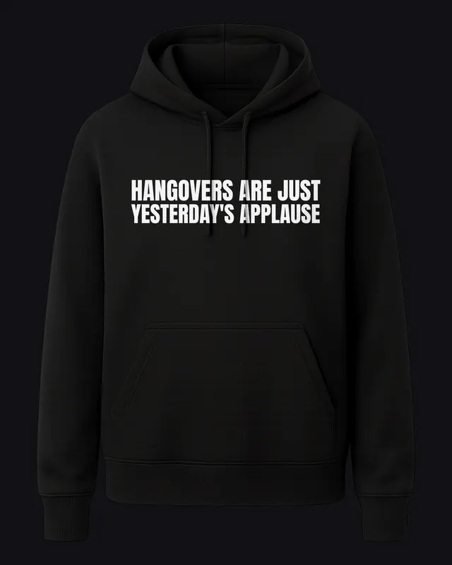 black hoodie