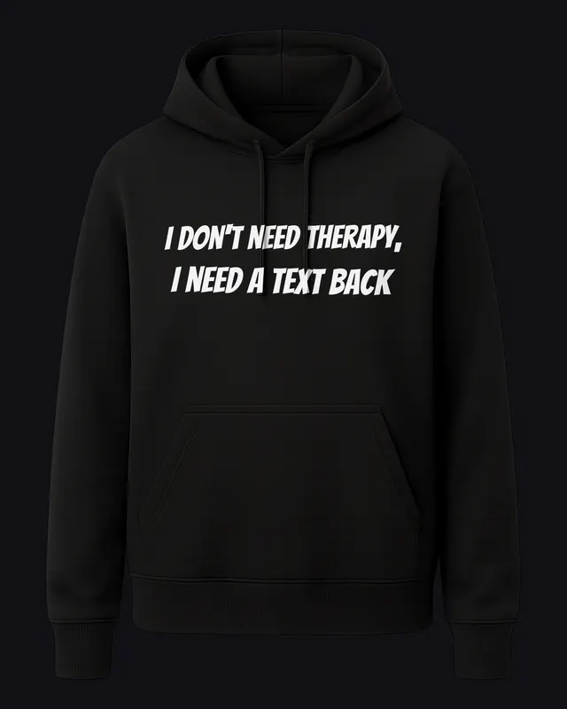 black hoodie