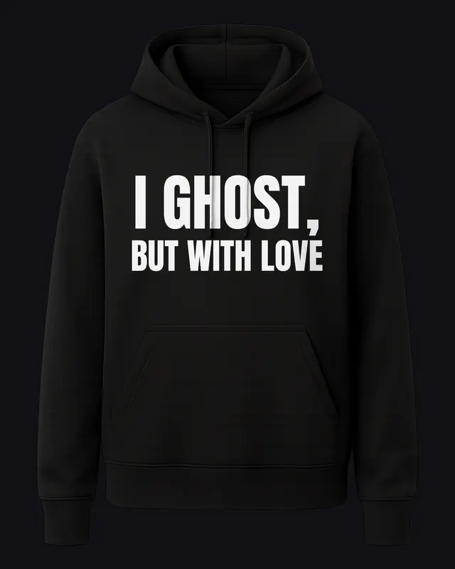 black hoodie