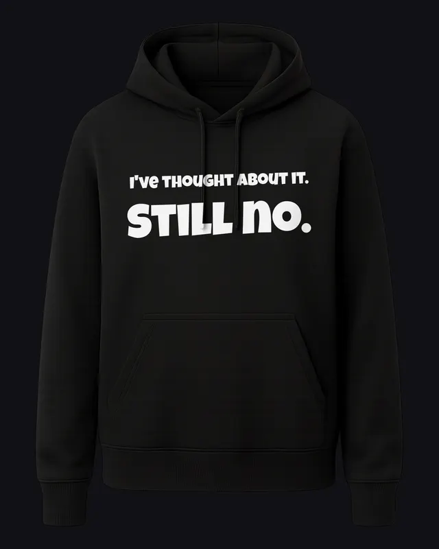 black hoodie