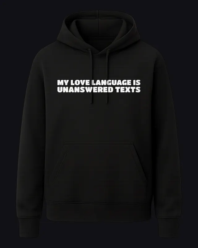 black hoodie