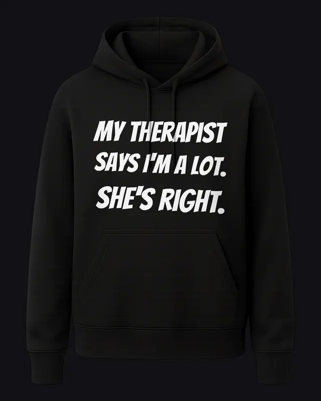 black hoodie