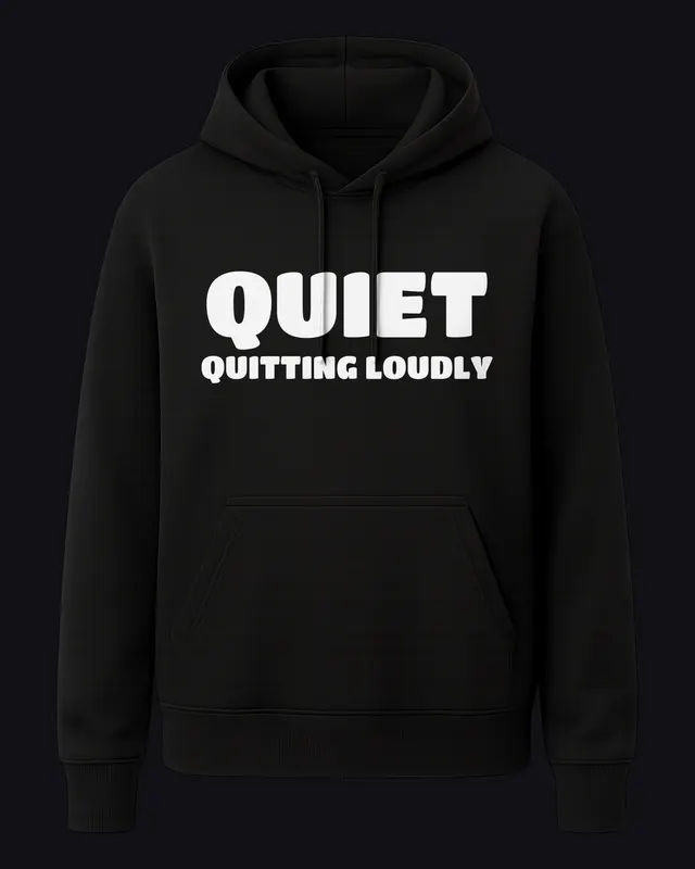black hoodie