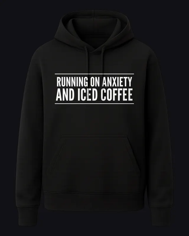 black hoodie