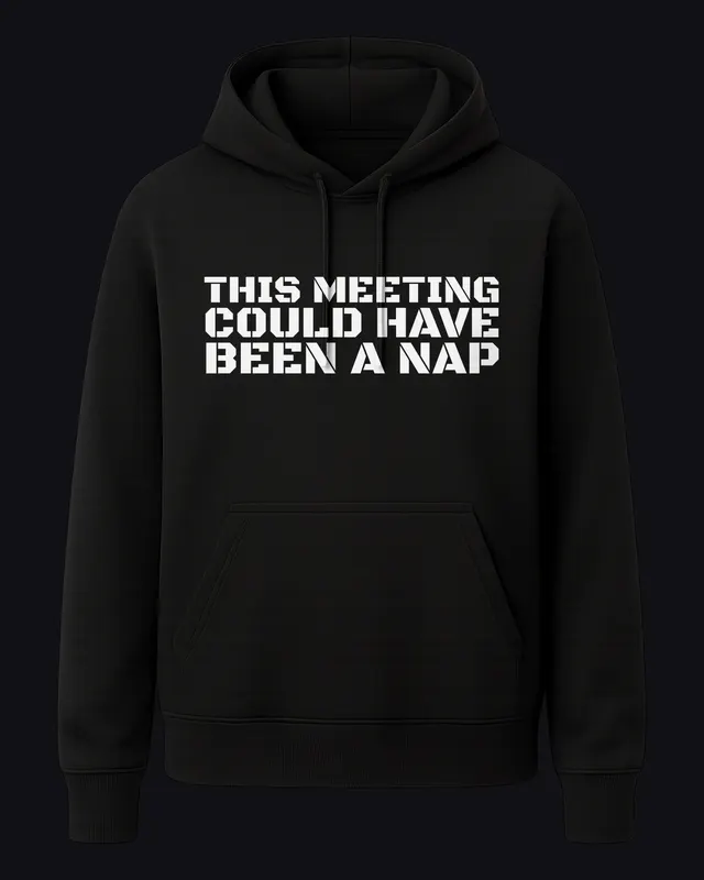 black hoodie