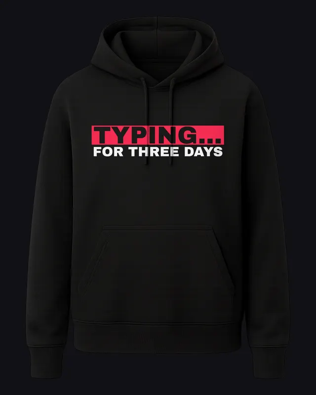 black hoodie