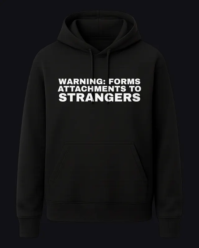 black hoodie