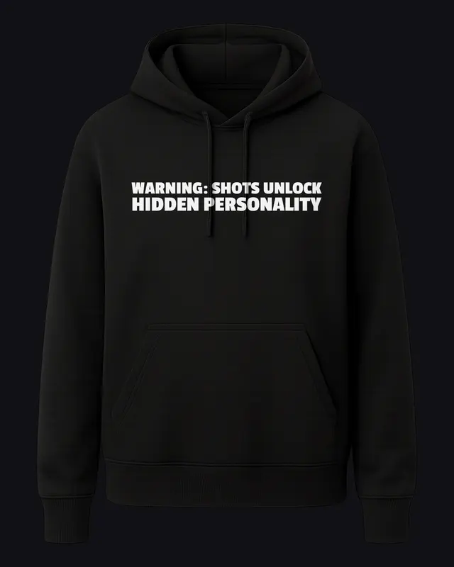 black hoodie