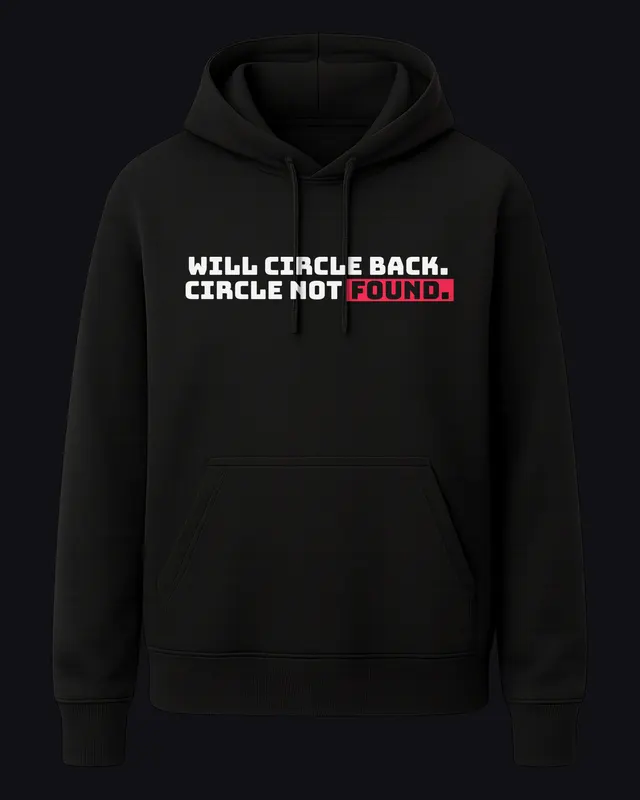 black hoodie