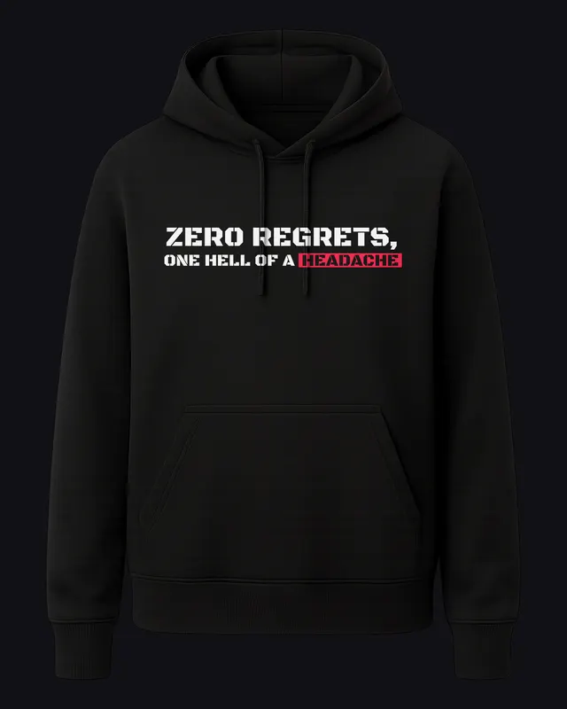 black hoodie